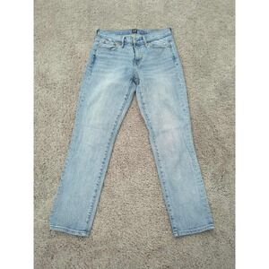 Gap Denim‎ Jeans Womens 25 Blue Denim Best Girlfriend Low Rise Tapered Leg